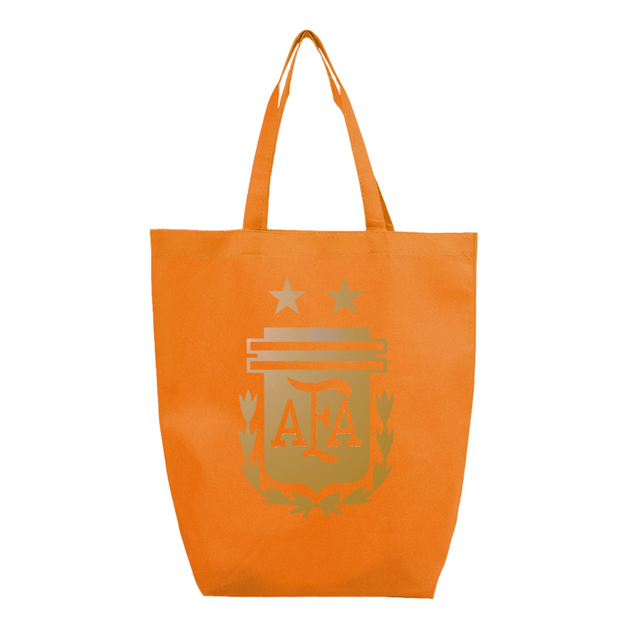 Argentina Soccer - Non-Woven Gusset Bottom Tote - Q1251 -  Q-Tees - Non-Woven Gusset Bottom Tote - Q1251
