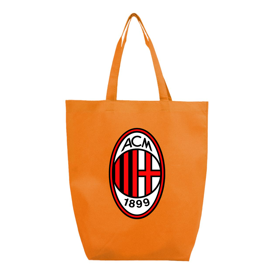 AC Milan Soccer-  Q-Tees - Non-Woven Gusset Bottom Tote - Q1251