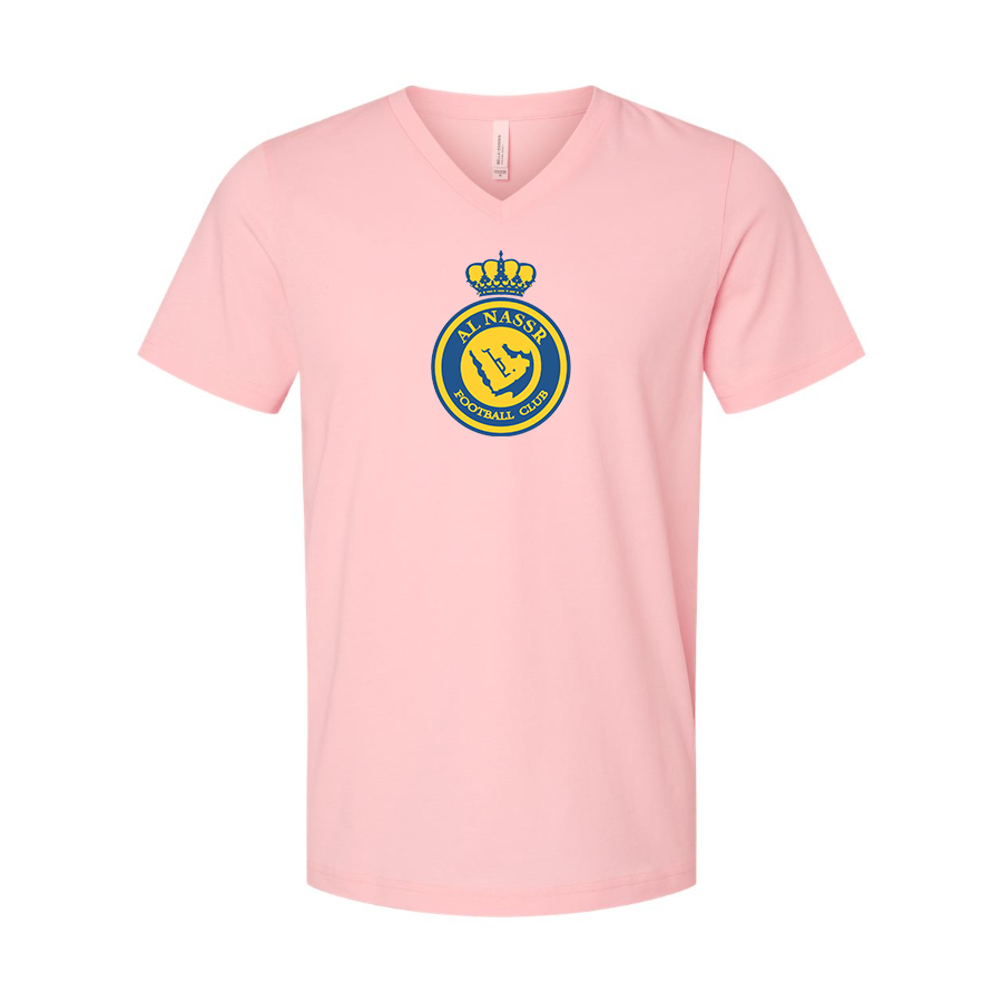 Men’s Al Nassr FC - BELLA + CANVAS - Jersey V-Neck Tee - 3005