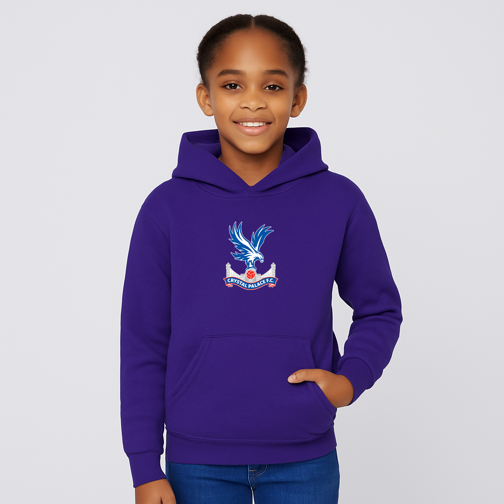 Youth Kids Crystal Palace F.C Pullover Hoodie