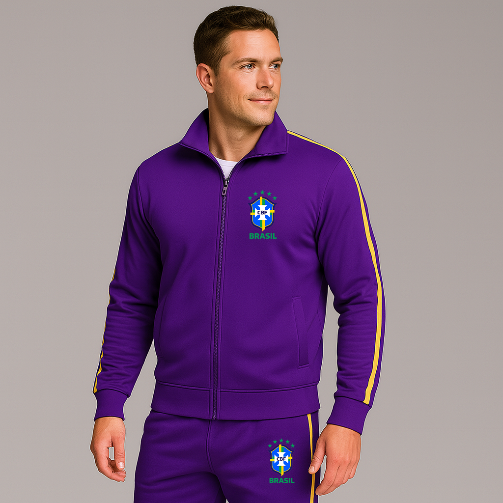 Men's Brasil National Soccer Team Dri-Fit TrackSuit