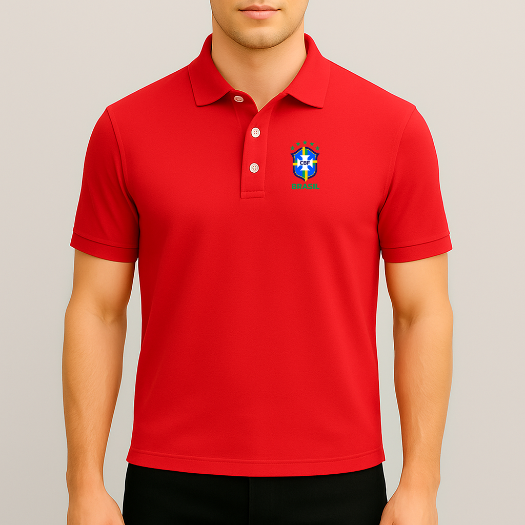 Men's Brasil National Soccer Team Dry Blend Polo