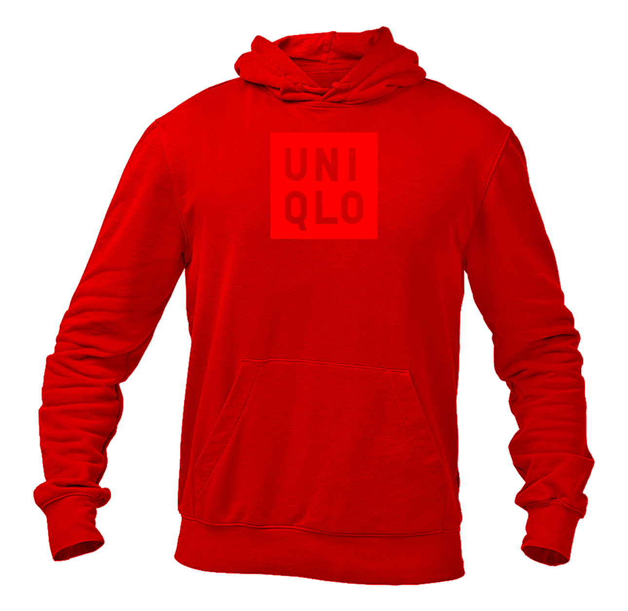 Men's Uniqlo Logo  Pullover Hoodie