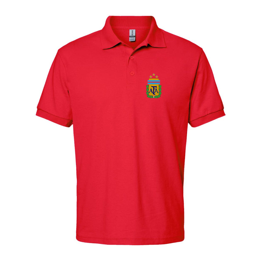 Men's Argentina National Soccer Team Dry Blend Polo