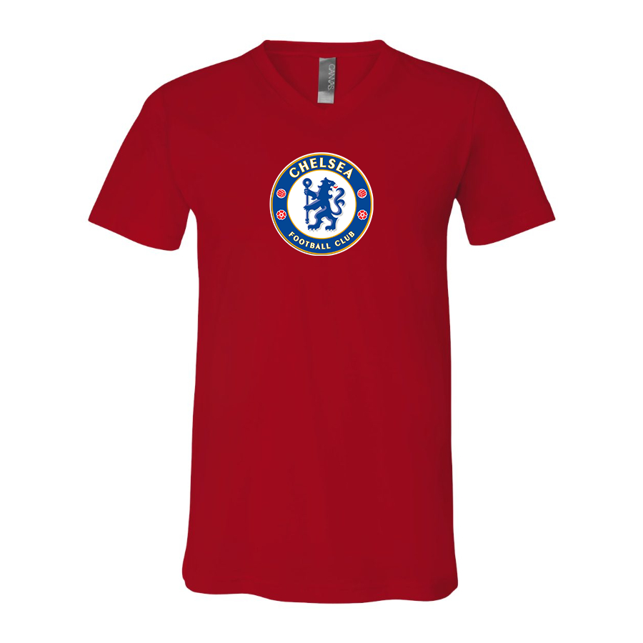 Men’s  Chelsea Soccer - BELLA + CANVAS - Jersey V-Neck Tee - 3005