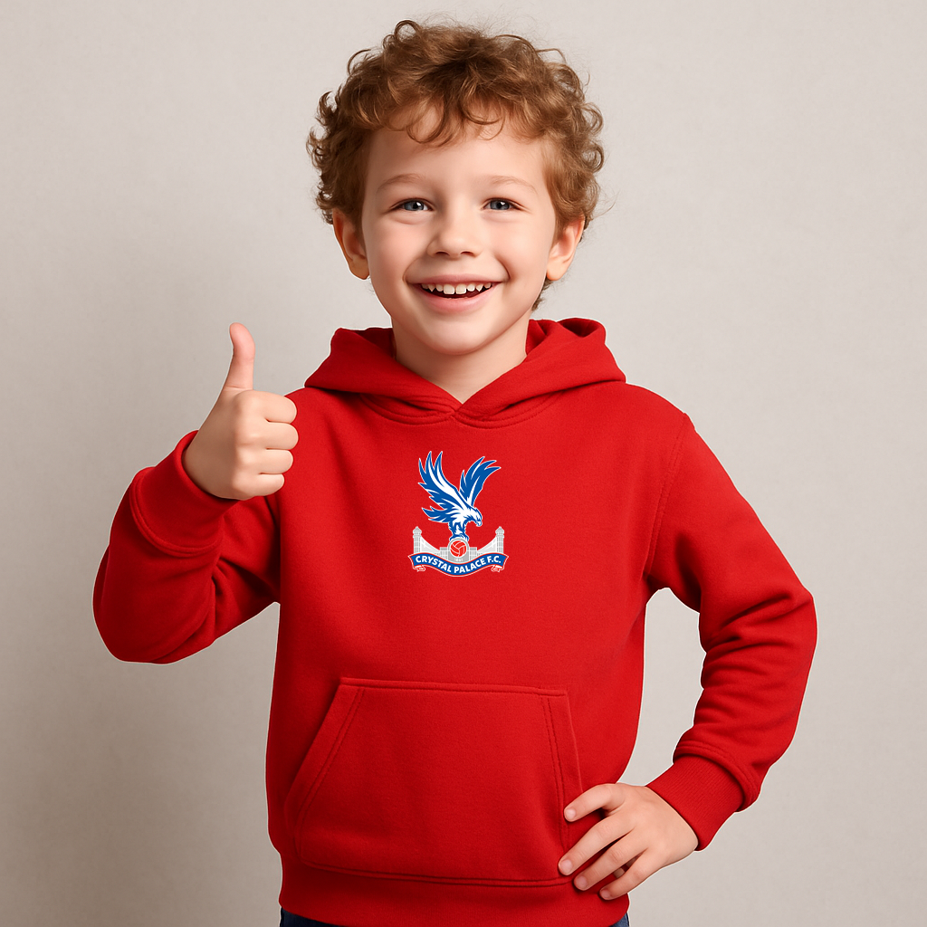 Youth Kids Crystal Palace F.C Pullover Hoodie