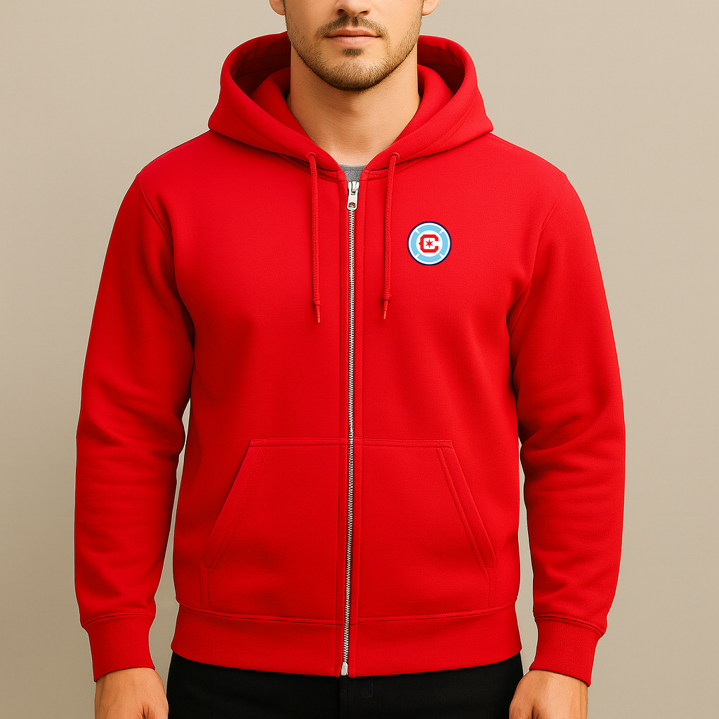 Men's Chicago Fire Soccer Zipper Hoodie