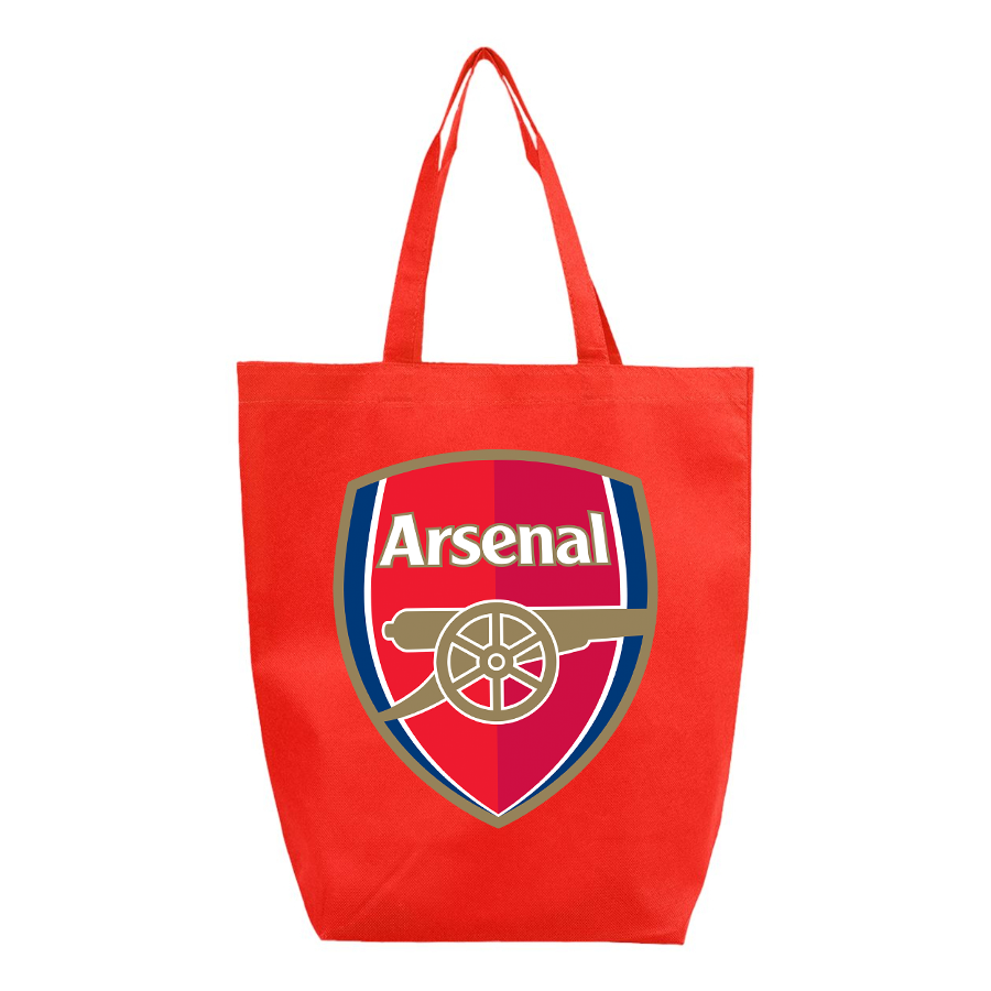 Arsenal Soccer  -  Q-Tees - Non-Woven Gusset Bottom Tote - Q1251