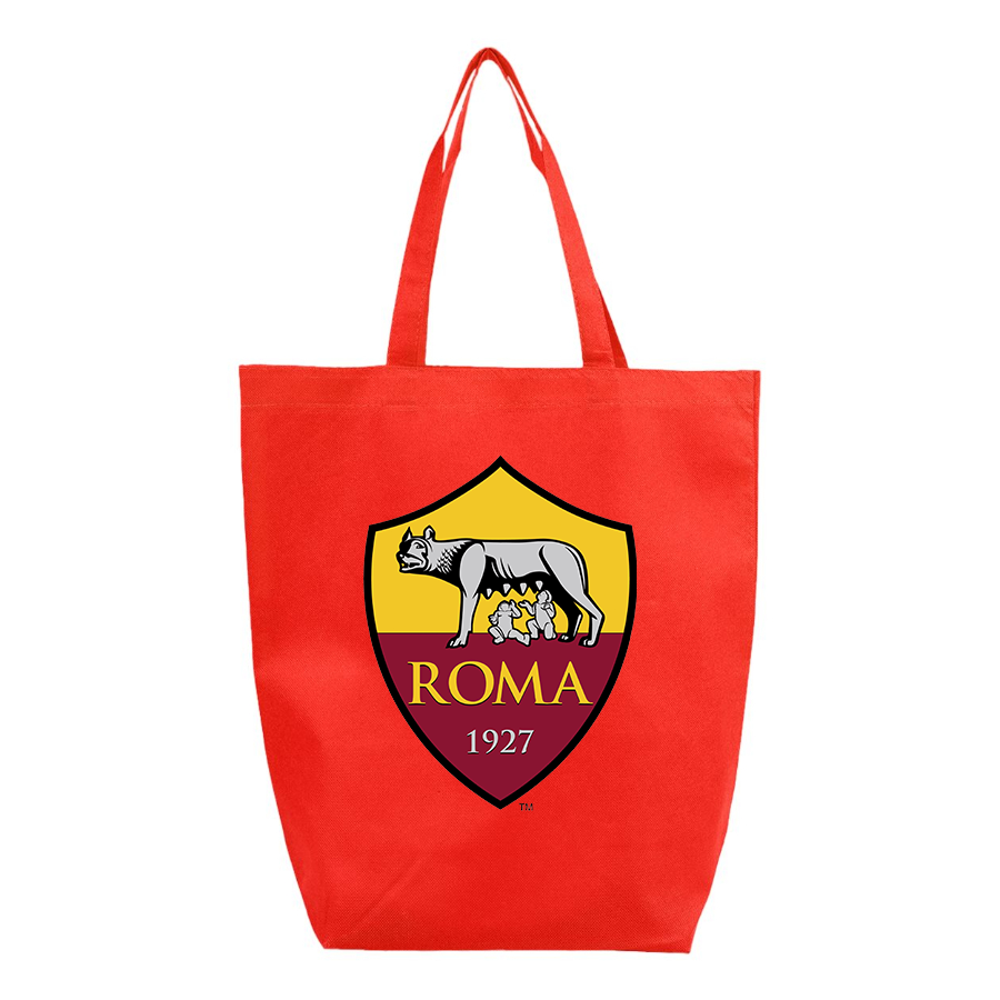AS Roma FC -  Q-Tees - Non-Woven Gusset Bottom Tote - Q1251