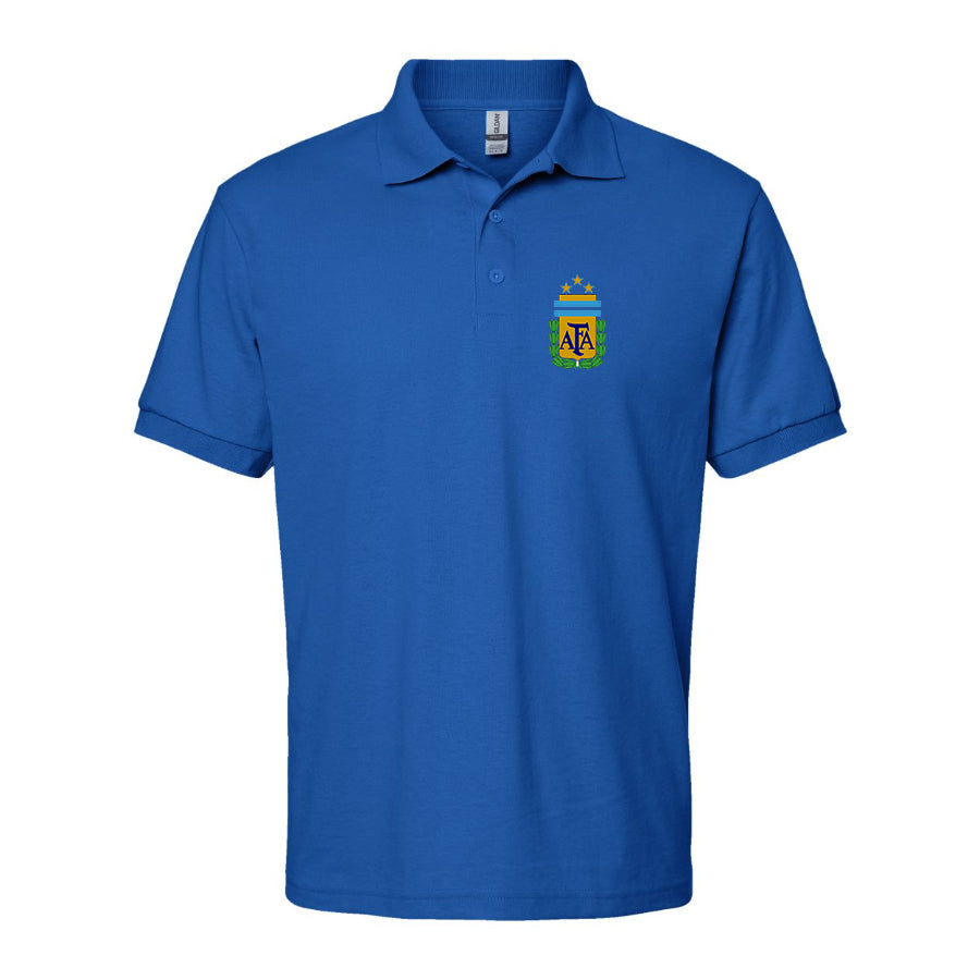 Men's Argentina National Soccer Team Dry Blend Polo