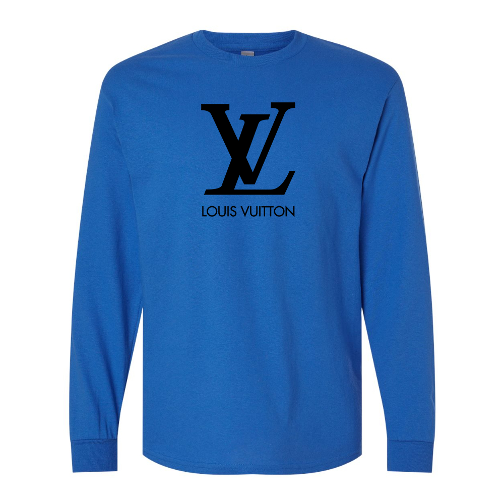 Men's Louis Vuitton Cotton Long Sleeve T-Shirt