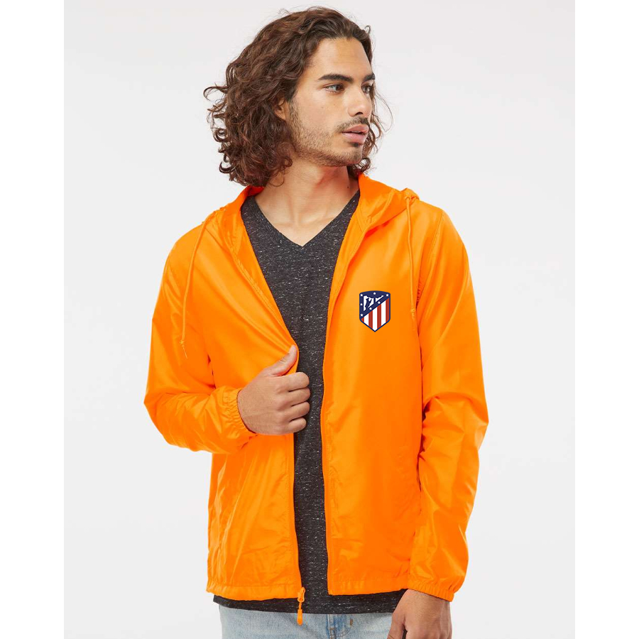 Men’s Atletico Madrid FC - Independent Trading Co. - Lightweight Windbreaker Full-Zip Jacket - EXP54LWZ
