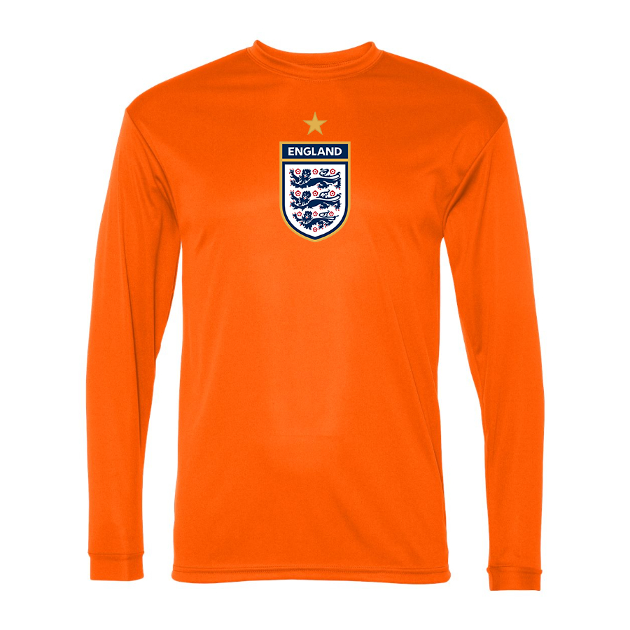 Men’s  England National Soccer Team - C2 Sport - Performance Long Sleeve T-Shirt - 5104