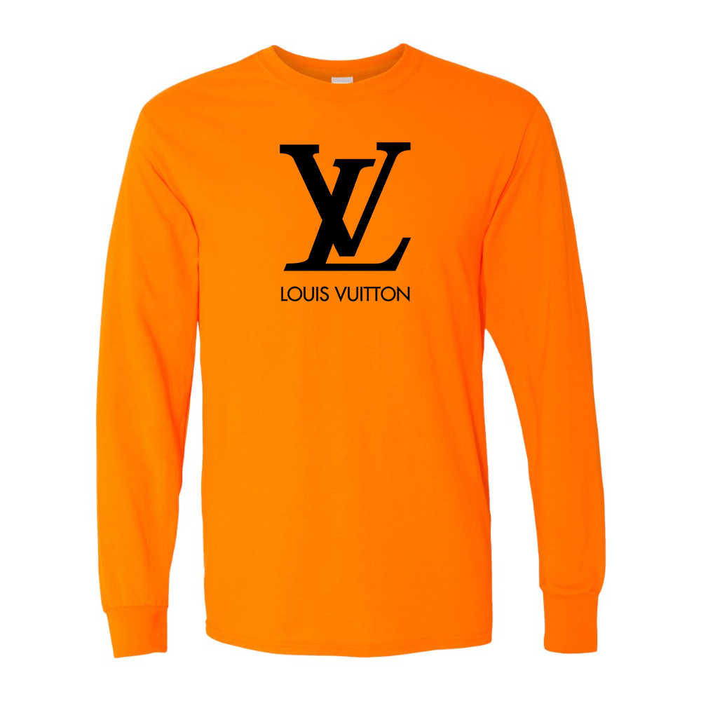 Men's Louis Vuitton Cotton Long Sleeve T-Shirt