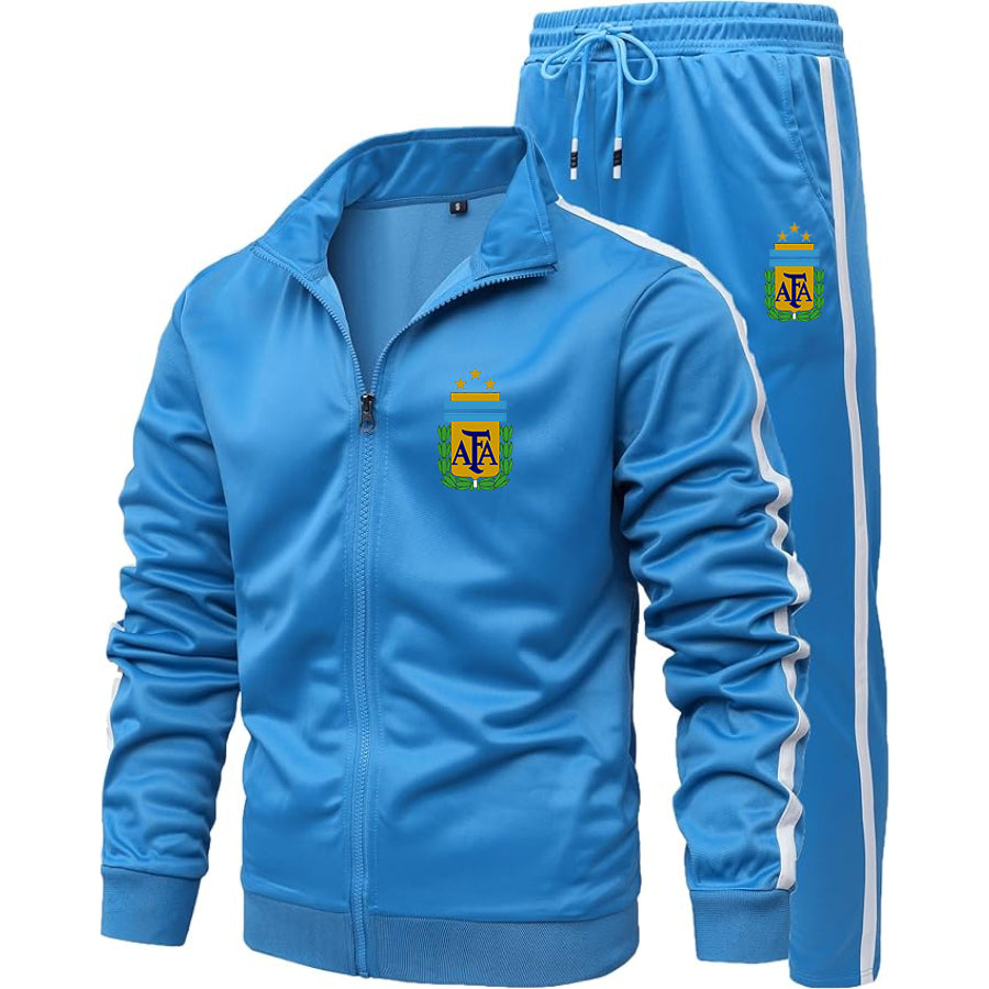 Men's Argentina National Soccer Team Logo Dri-Fit TrackSuit