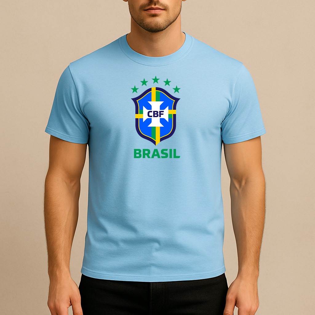 Men's Brasil National Soccer Team Cotton T-Shirt