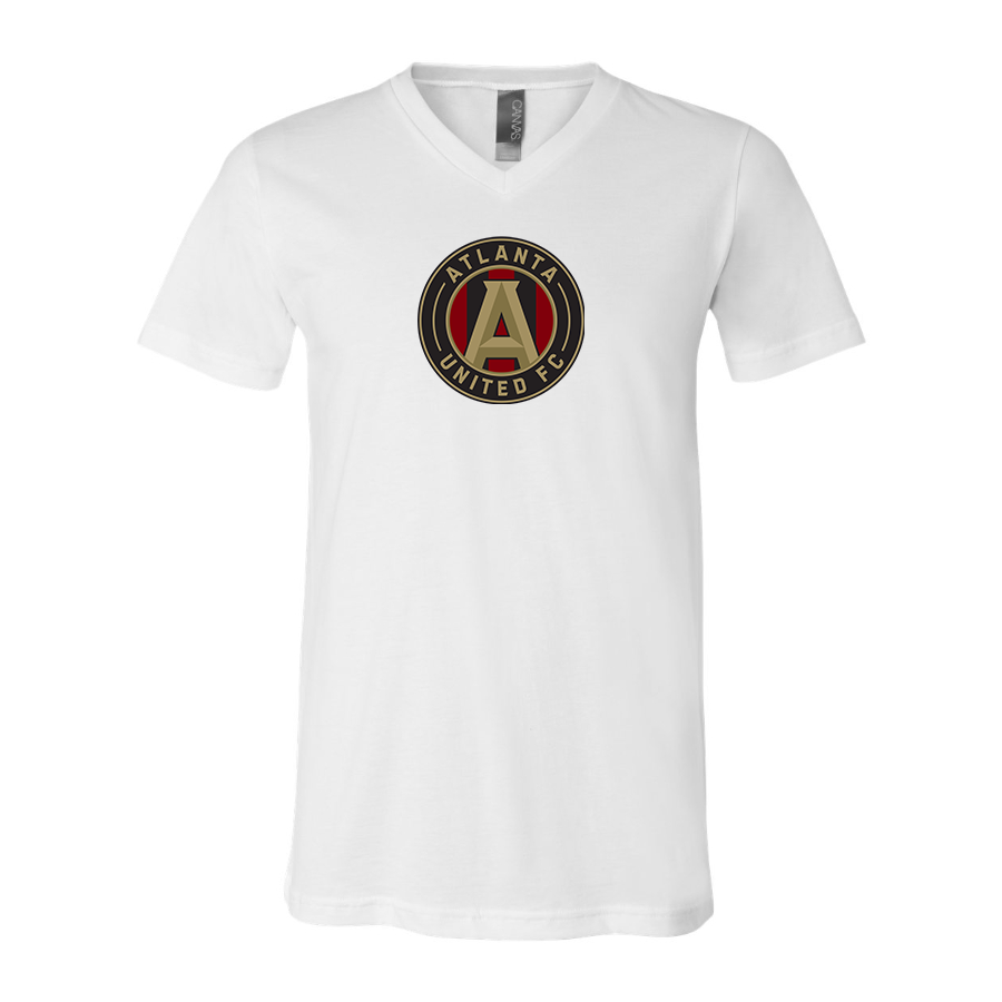 Men’s  Atlana United FC - BELLA + CANVAS - Jersey V-Neck Tee - 3005