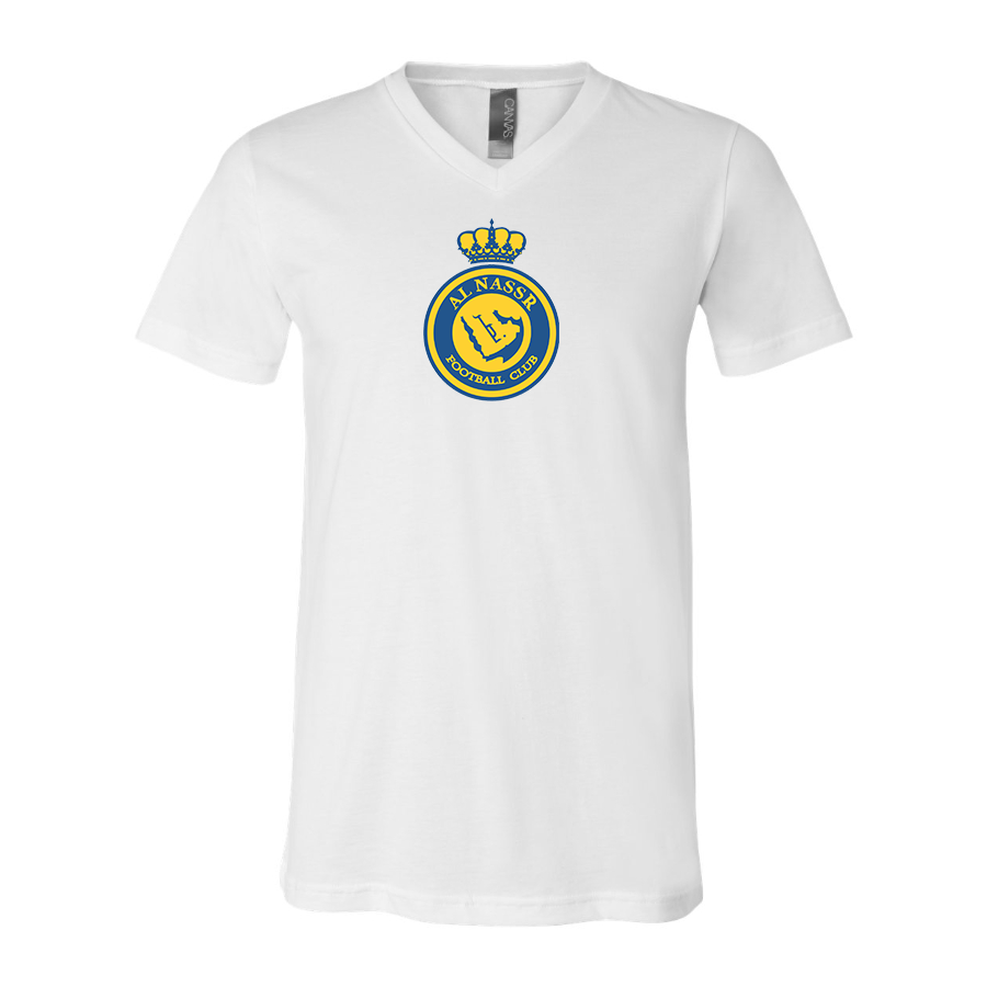 Men’s Al Nassr FC - BELLA + CANVAS - Jersey V-Neck Tee - 3005
