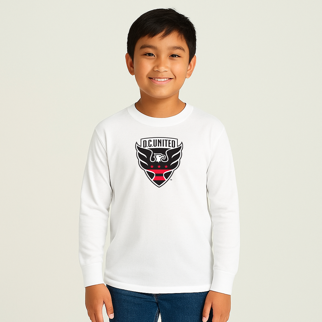 Youth Kids D.C. United FC Long Sleeve T-Shirt