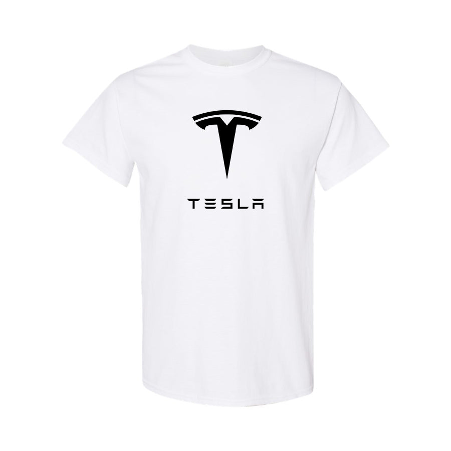 Youth Kids Tesla Motorsports Car Cotton T-Shirt