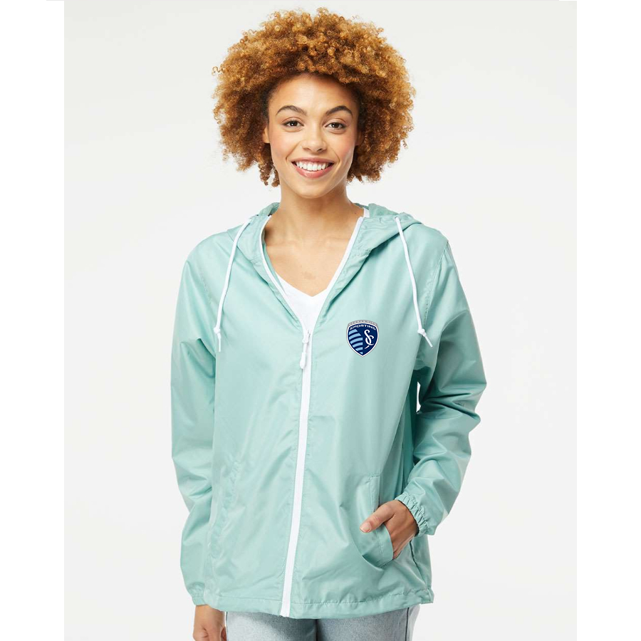 Men’s Sporting Kansas City FC - Independent Trading Co. - Lightweight Windbreaker Full-Zip Jacket - EXP54LWZ