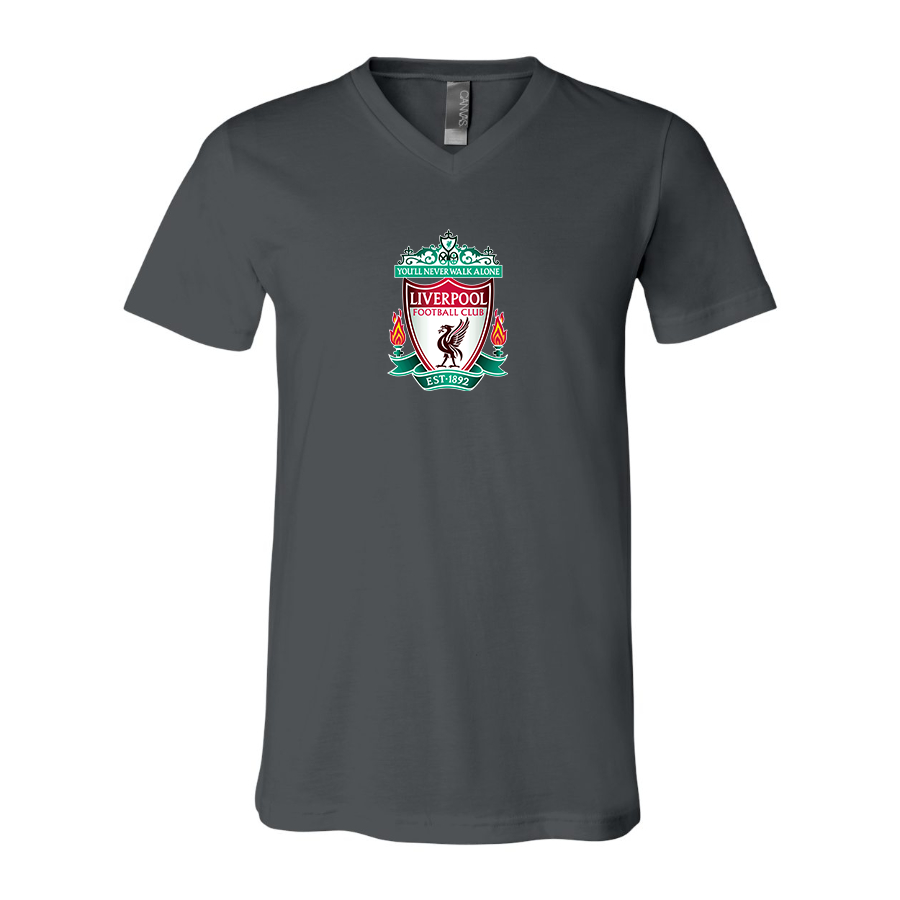 Men’s Liverpool Football Club Est.1892- BELLA + CANVAS - Jersey V-Neck Tee - 3005