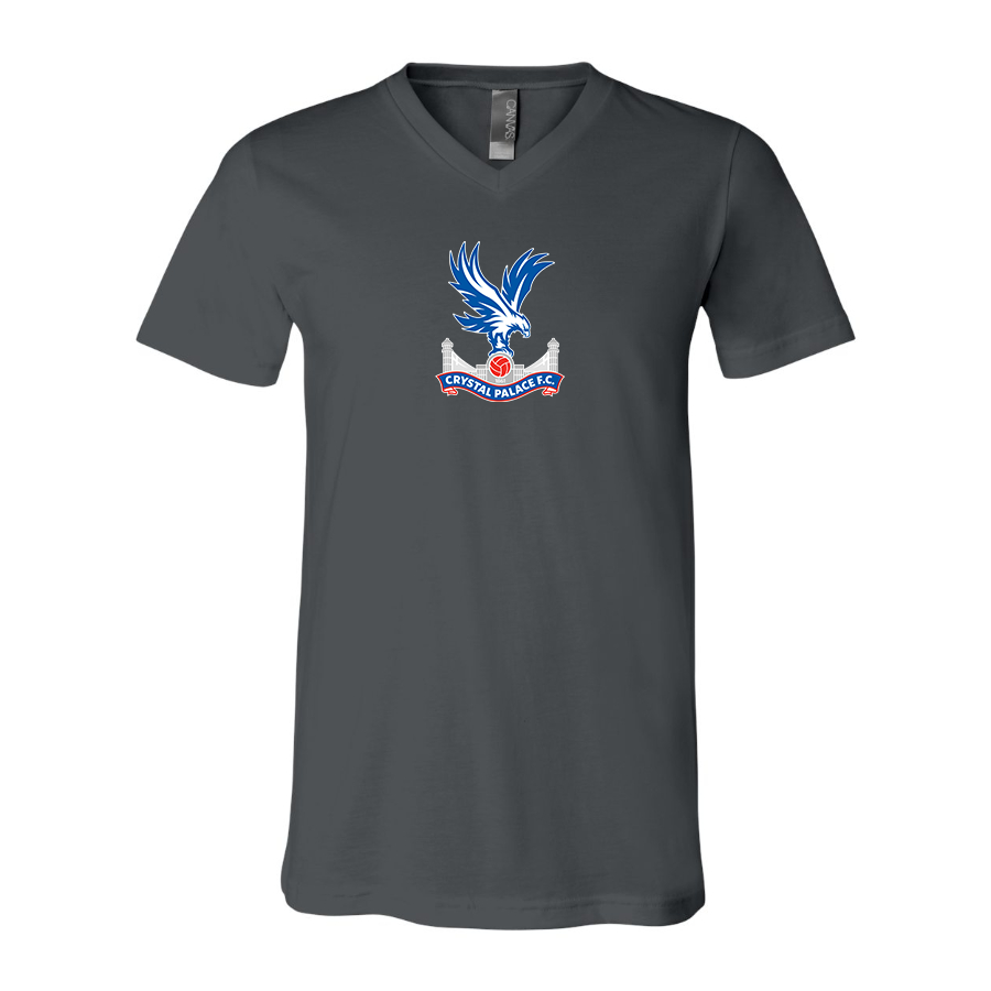 Men’s  Crystal Palace F.C - BELLA + CANVAS - Jersey V-Neck Tee - 3005