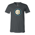 Men’s Inter Milan Soccer - BELLA + CANVAS - Jersey V-Neck Tee - 3005