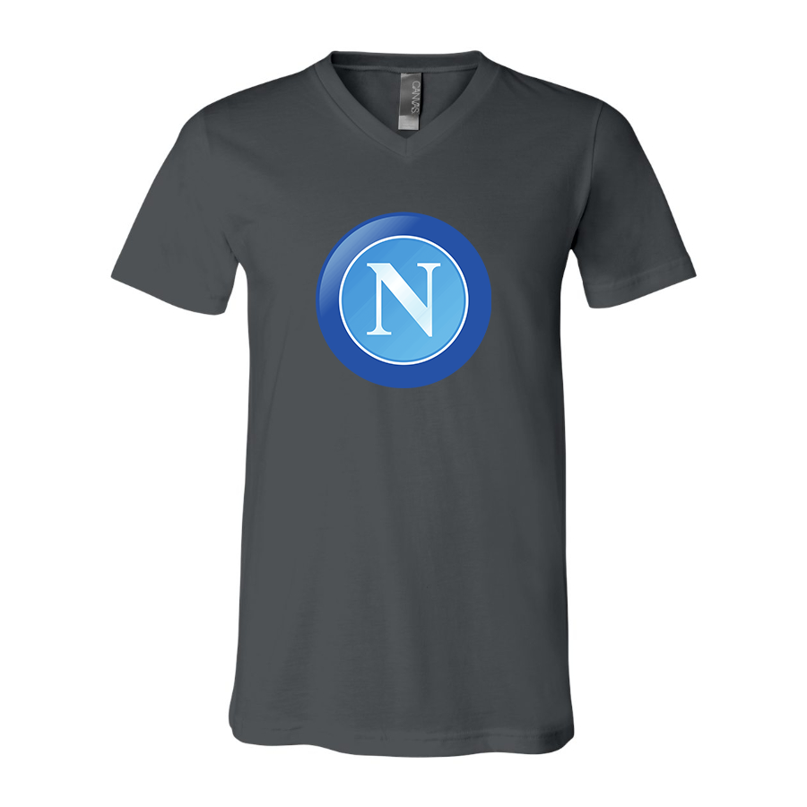 Men’s  Napoli FC  - BELLA + CANVAS - Jersey V-Neck Tee - 3005