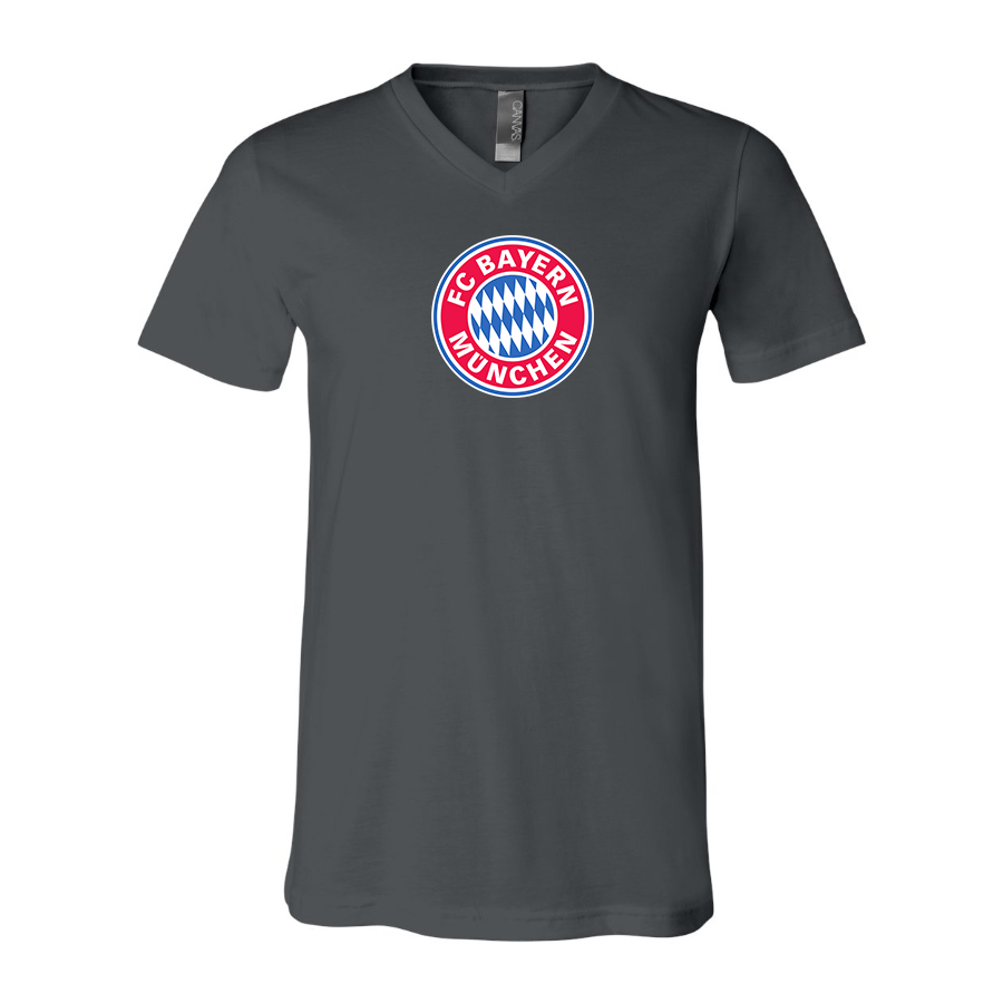 Men’s F.C. Bayern Munich Soccer - BELLA + CANVAS - Jersey V-Neck Tee - 3005