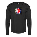 Youth Kids Costa Rica National Soccer Team Long Sleeve T-Shirt