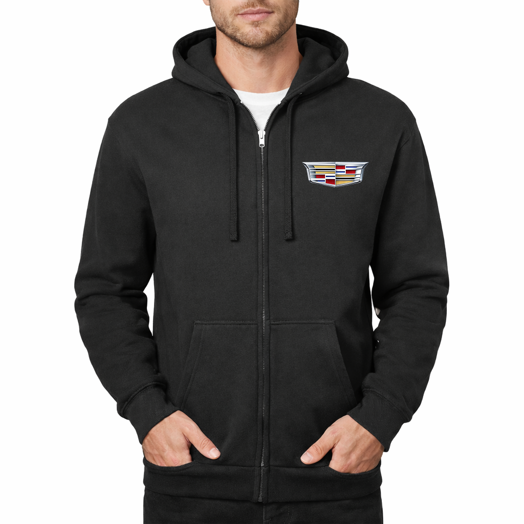 Men’s Cadillac Car Zipper Hoodie