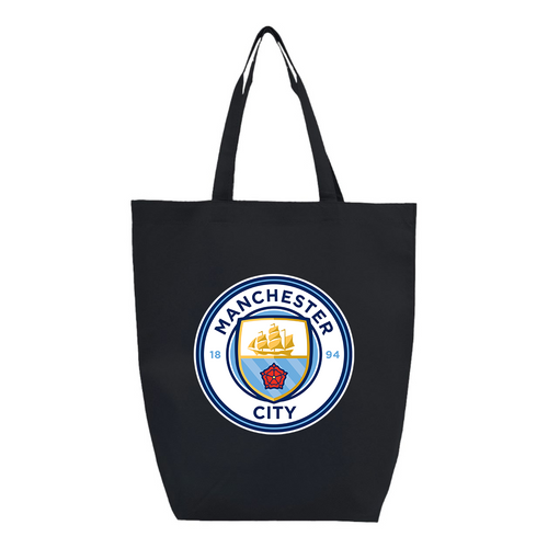 Manchester City Soccer - Q-Tees - Non-Woven Gusset Bottom Tote - Q1251