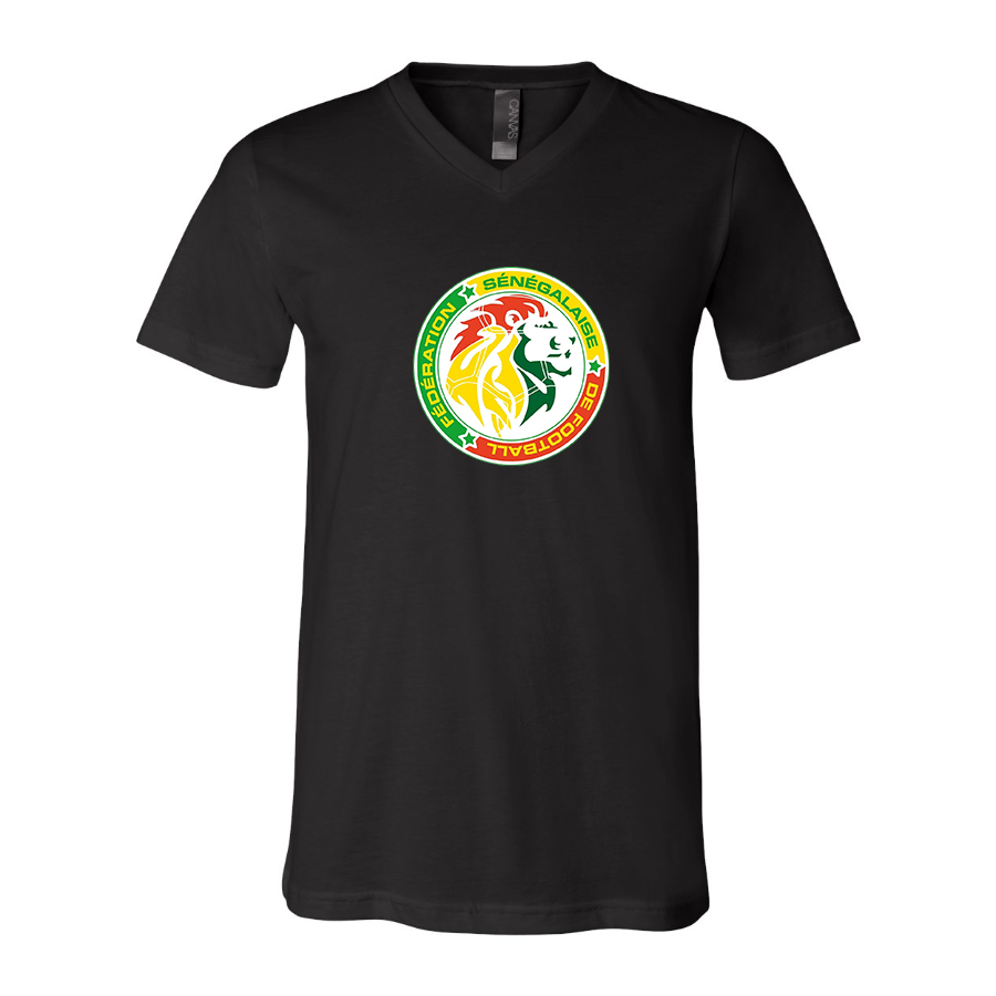 Men’s  Senegal National Soccer Team copy - BELLA + CANVAS - Jersey V-Neck Tee - 3005