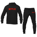 Men's Netflix Movie Show Hoodie Joggers Set