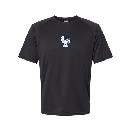 Youth Kids France National Soccer Team Performance T-Shirt