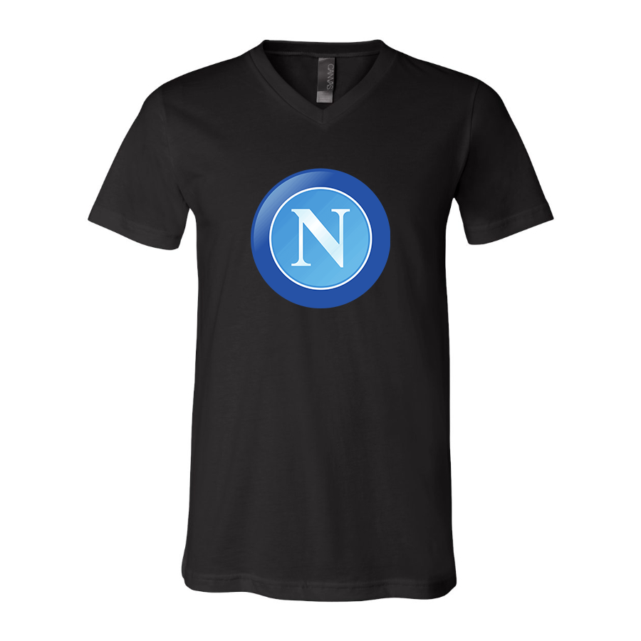 Men’s  Napoli FC  - BELLA + CANVAS - Jersey V-Neck Tee - 3005