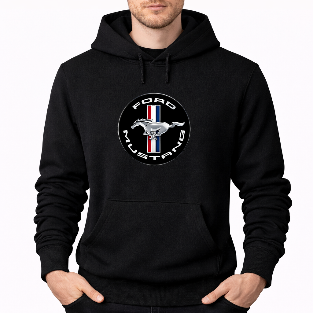 Men's Ford Mustang Motorsport Supercars Pullover Hoodie