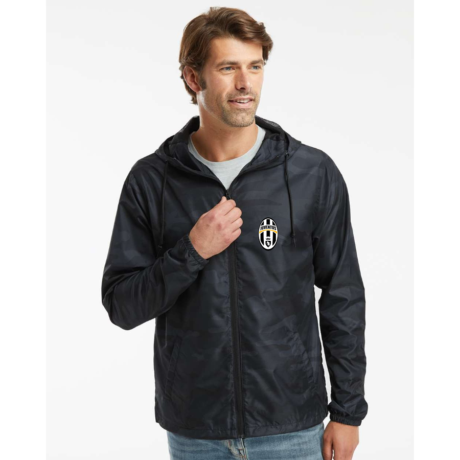 Men’s Juventus Football Club Classic  - Independent Trading Co. - Lightweight Windbreaker Full-Zip Jacket - EXP54LWZ