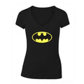 Women's DC Comics Batman Superhero V-Neck T-Shirt