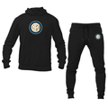 Men's Inter Milan Soccer Logo Hoodie Joggers Set