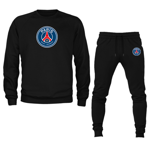 Men’s Paris-Saint Germain Soccer Soccer Logo Crewneck Sweatshirt Joggers Suit