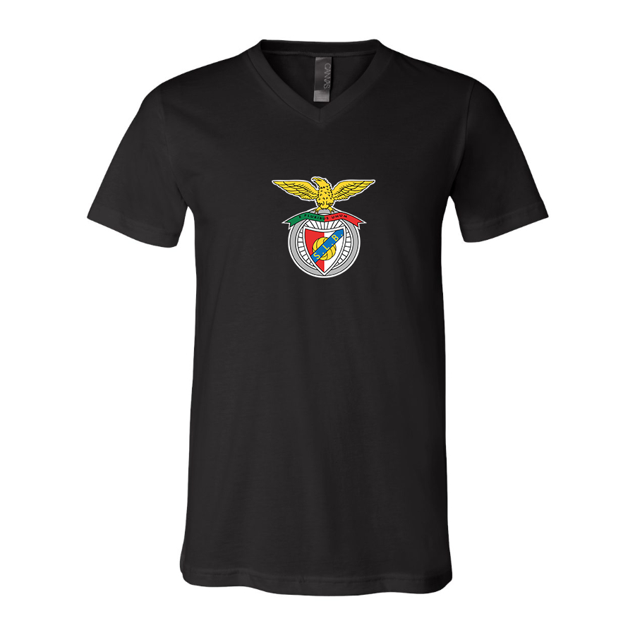 Men’s SL Benfica FC - BELLA + CANVAS - Jersey V-Neck Tee - 3005