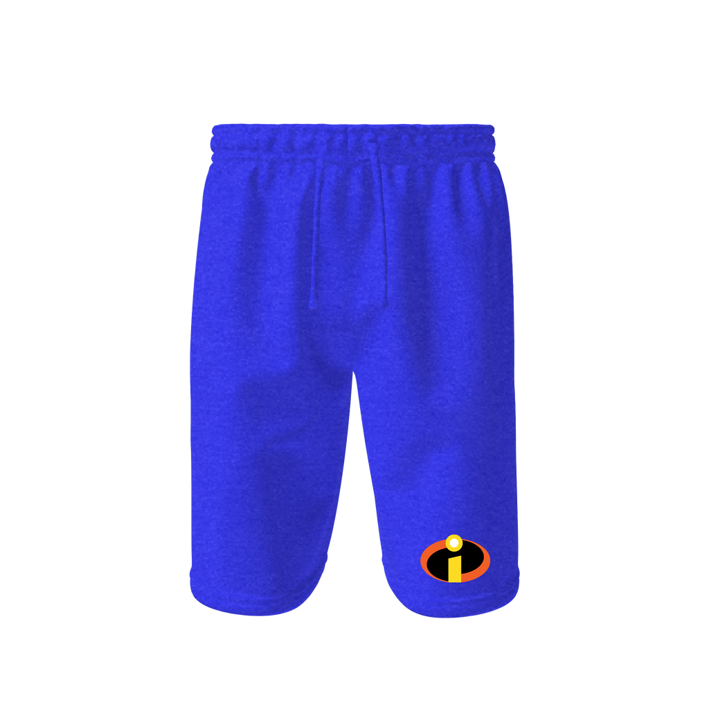 Men's The Incredibles Cartoon Athletic Fleece Shorts