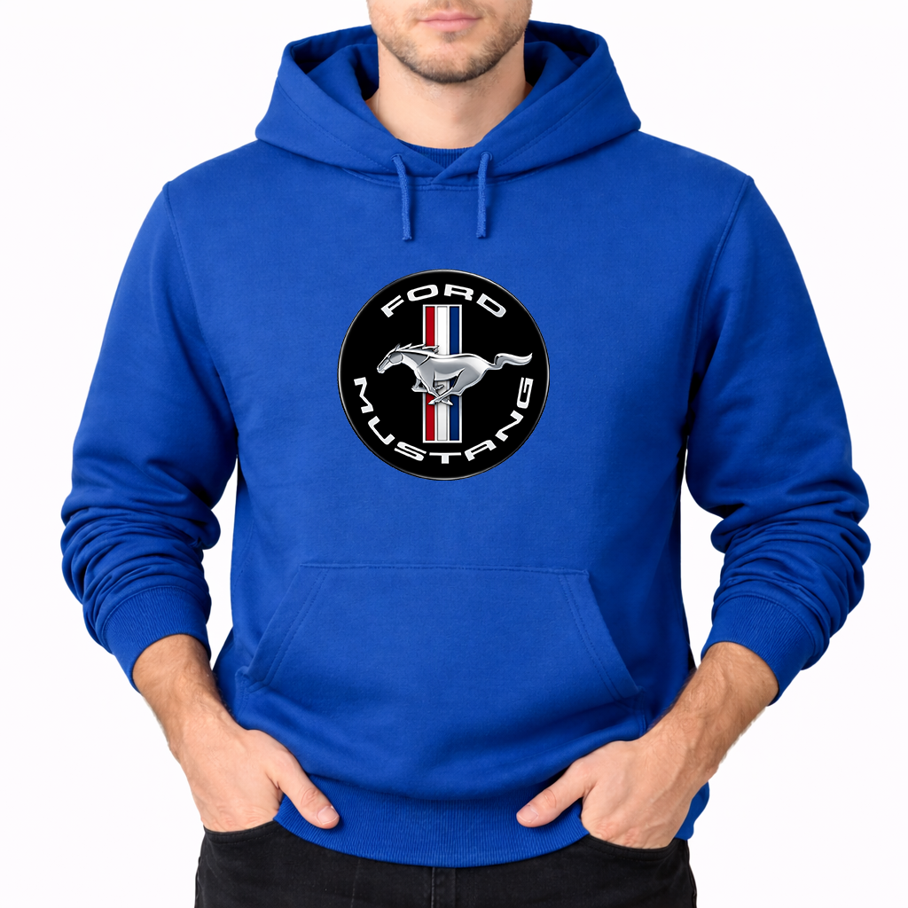 Men's Ford Mustang Motorsport Supercars Pullover Hoodie