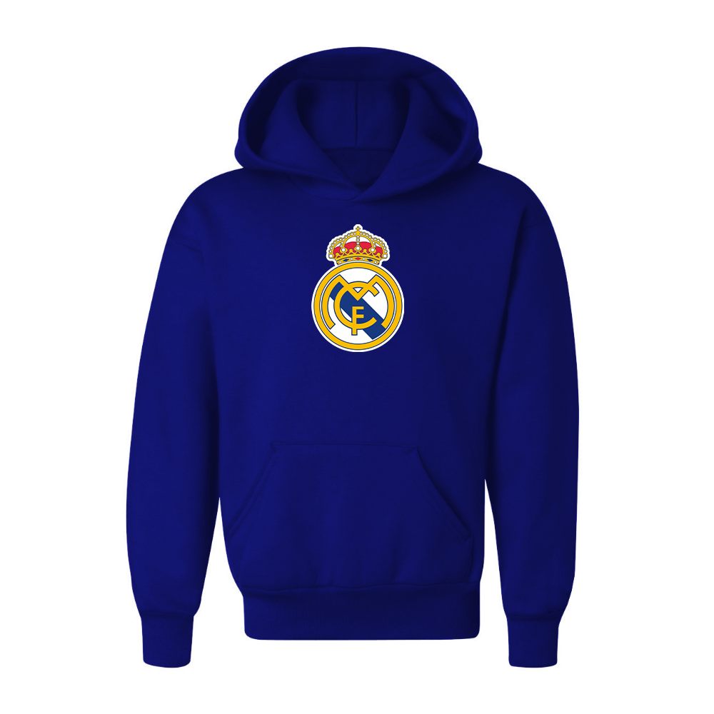 Youth Kids Real Madrid Soccer Pullover Hoodie