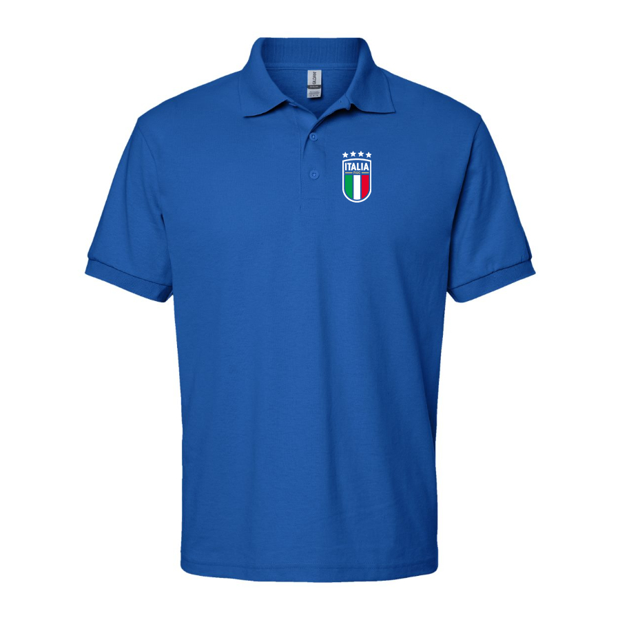 Men's Italy National Soccer Dry Blend Polo