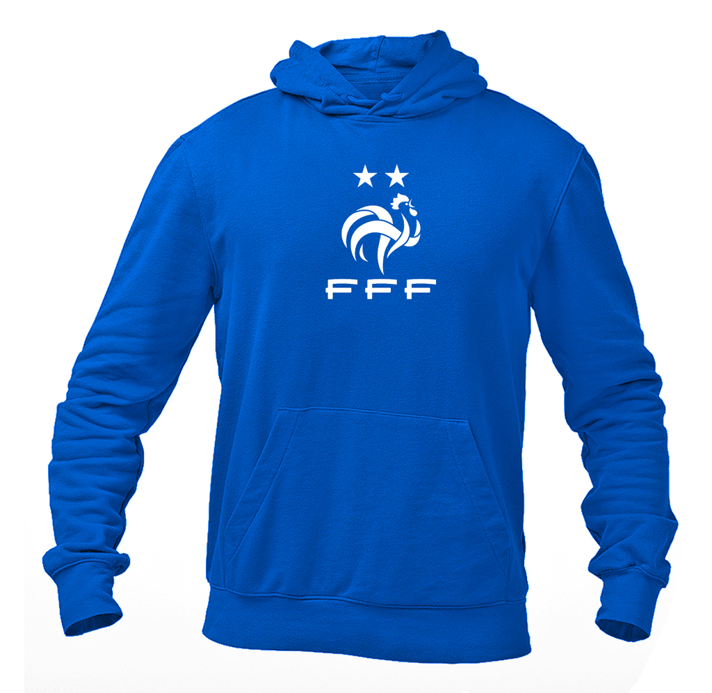 Men's France Soccer Pullover Hoodie
