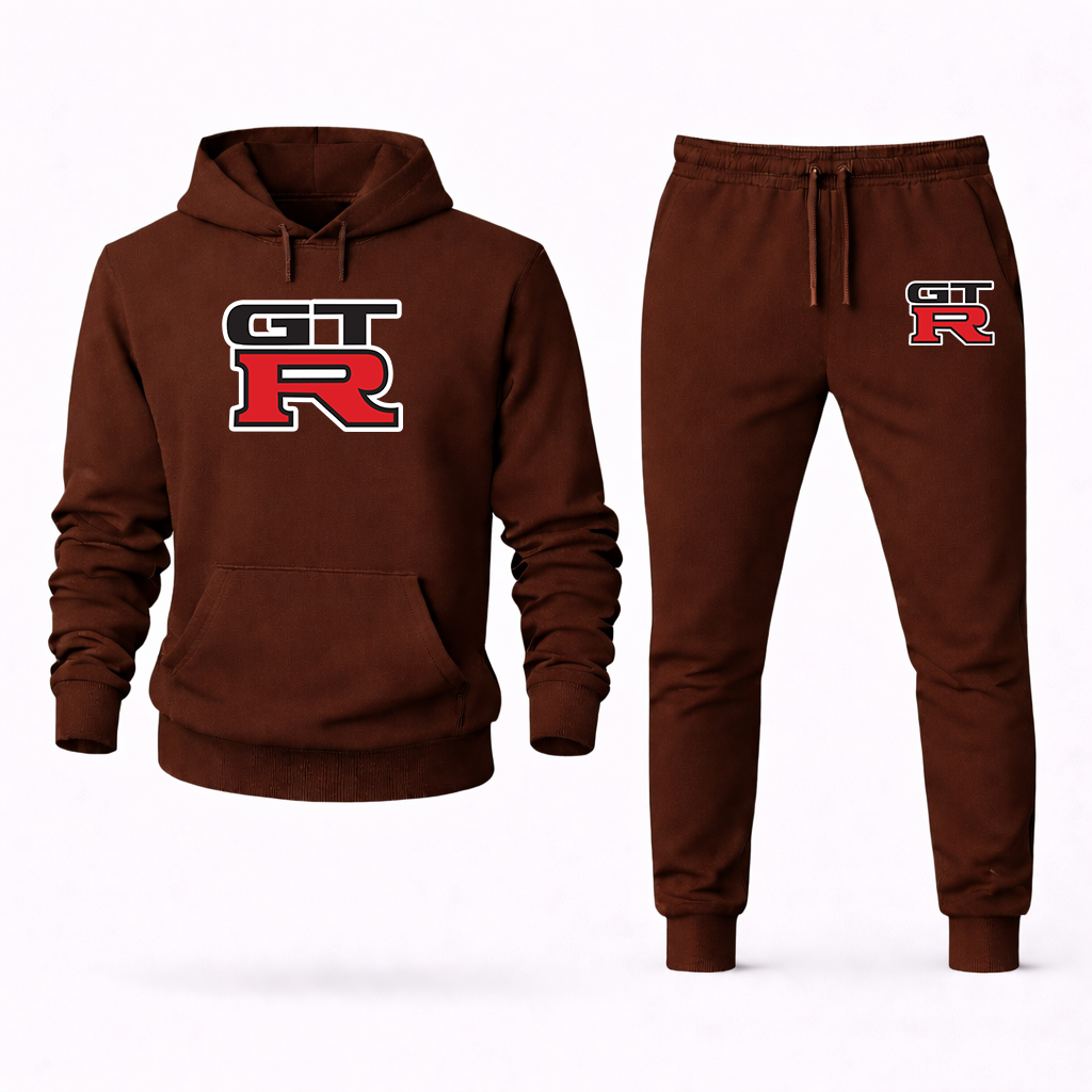 Men’s GTR  Car Hoodie Joggers Set