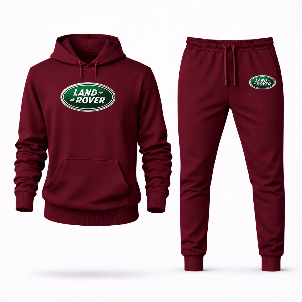 Men's Land Rover Car Hoodie Joggers Set